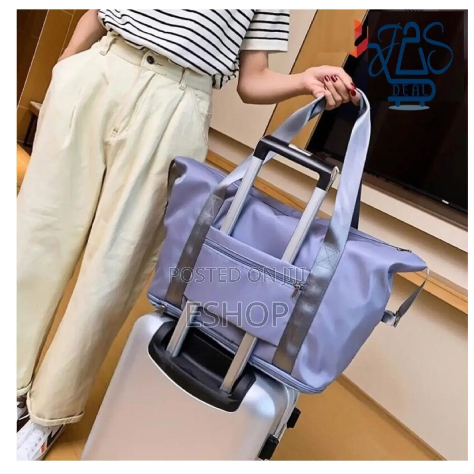 **Versatile Foldable Sports Travel Duffel Bag**