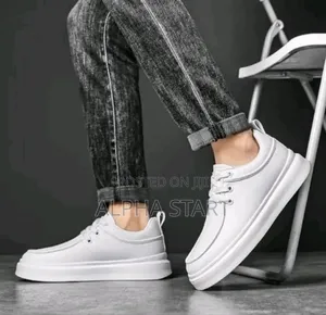 Photo - Original Lather White High Master Quality Shoes for You