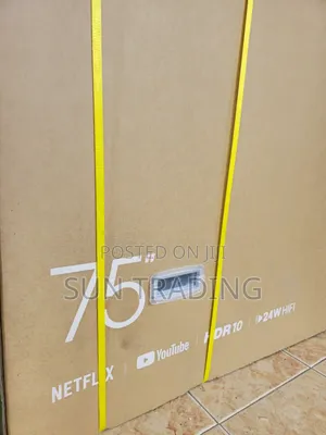 Syinix 75" Qled Smart Frameless Television