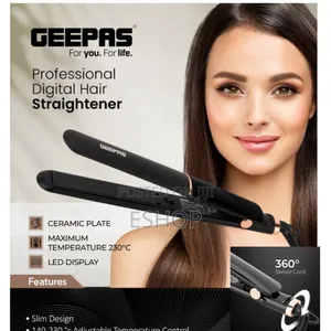 Photo - **Geepas Hair Styler – Perfect for Straight Wavy Looks**