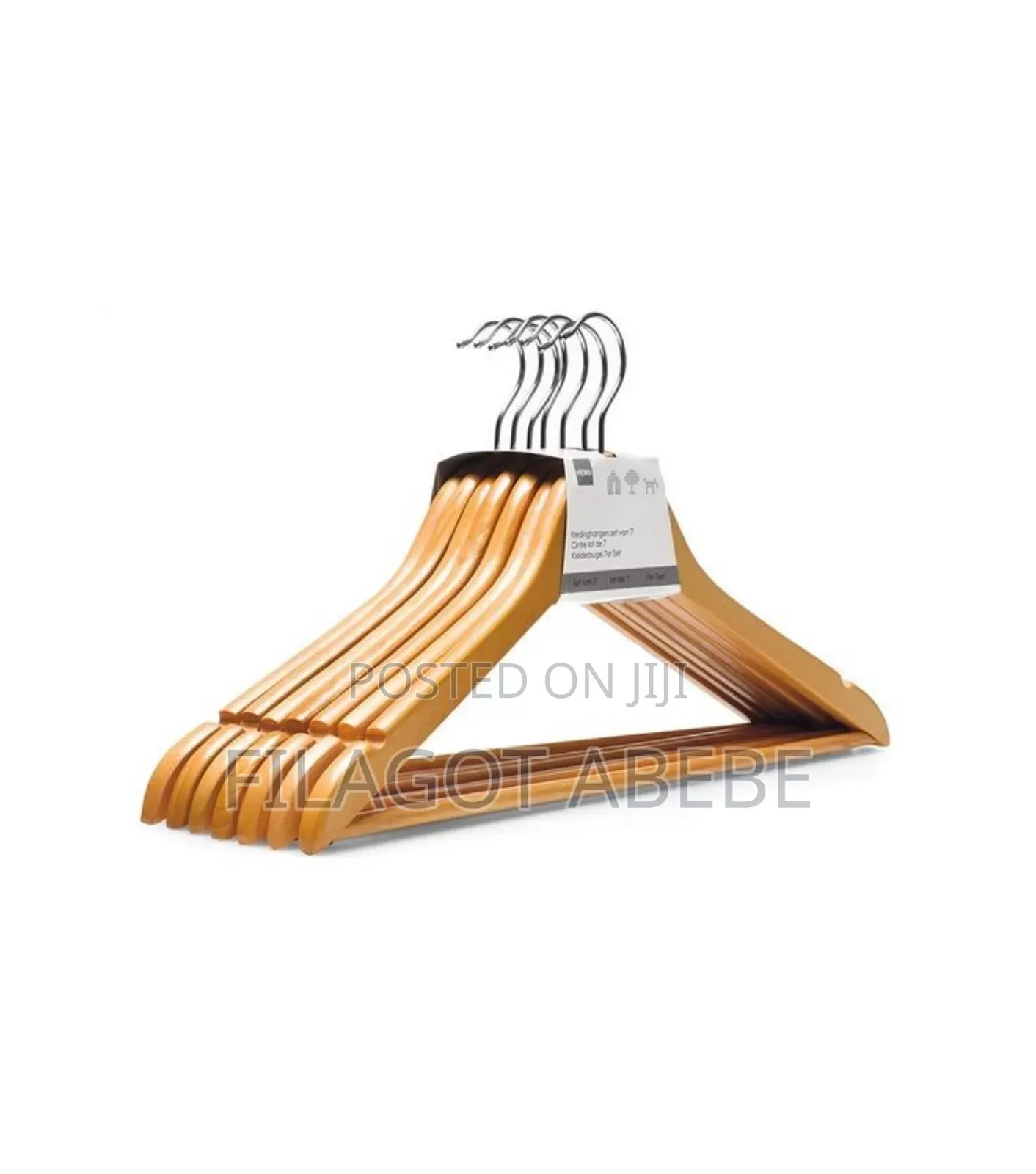 Clothes Wooden Hanger 12x