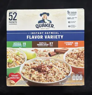 Photo - Instant Oatmeal •-Flavor Variety