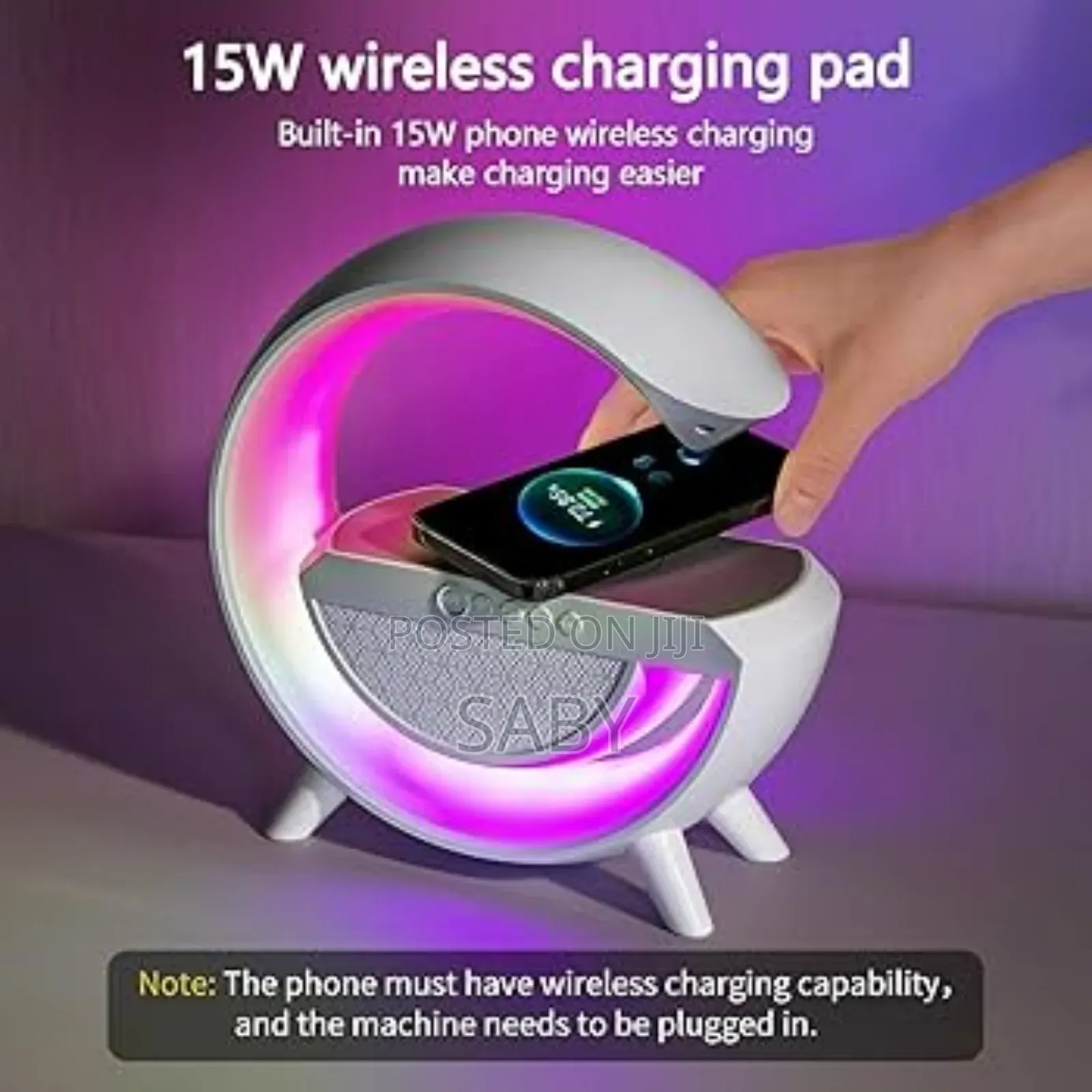 ዘርፈብዙ እቃled Wireless Charging Speaker With Bluetoothspeaker