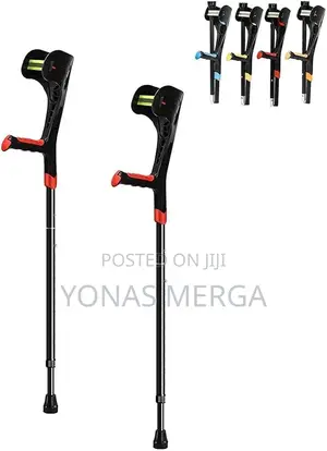 Photo - Runmex Surgical Elbow Crutches፴竜strong/Cane Unbreakable ክራንች