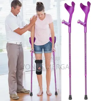 Photo - Elbow Crutches፸康strong, Non-Slip Rubber to Increase Traction
