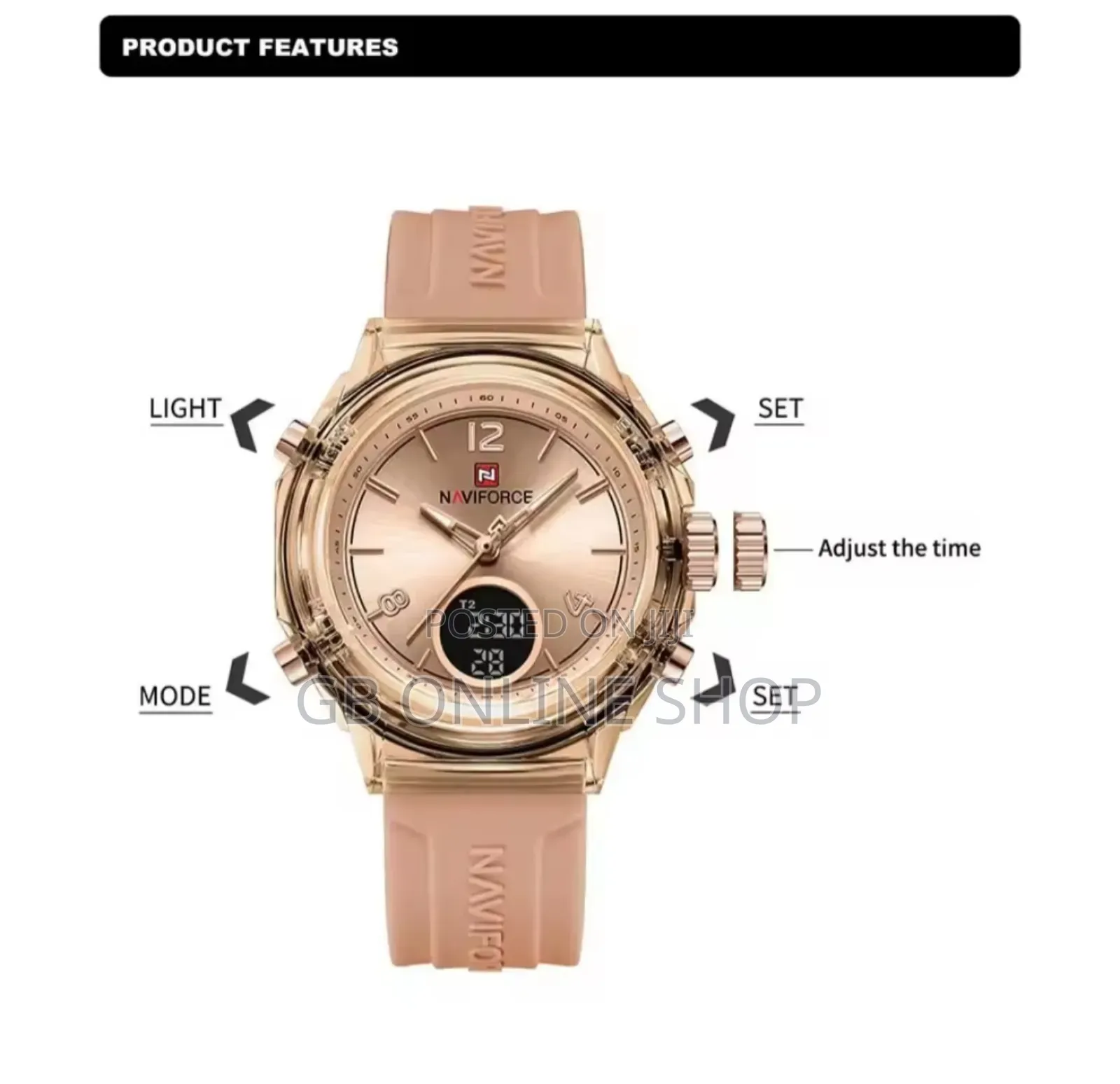 Naviforce Nf7109 Ladies New Fashion Watch