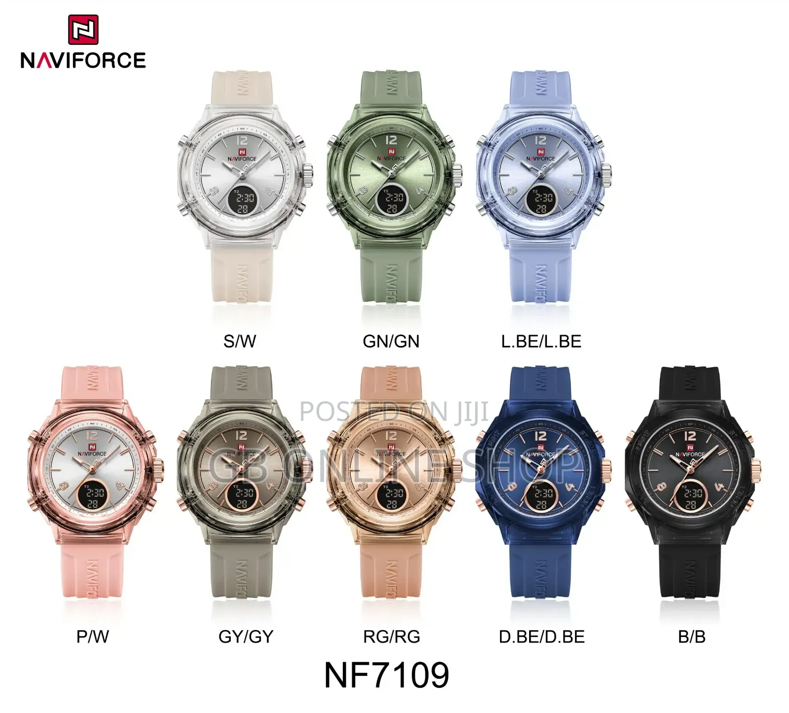 Naviforce Nf7109 Ladies New Fashion Watch