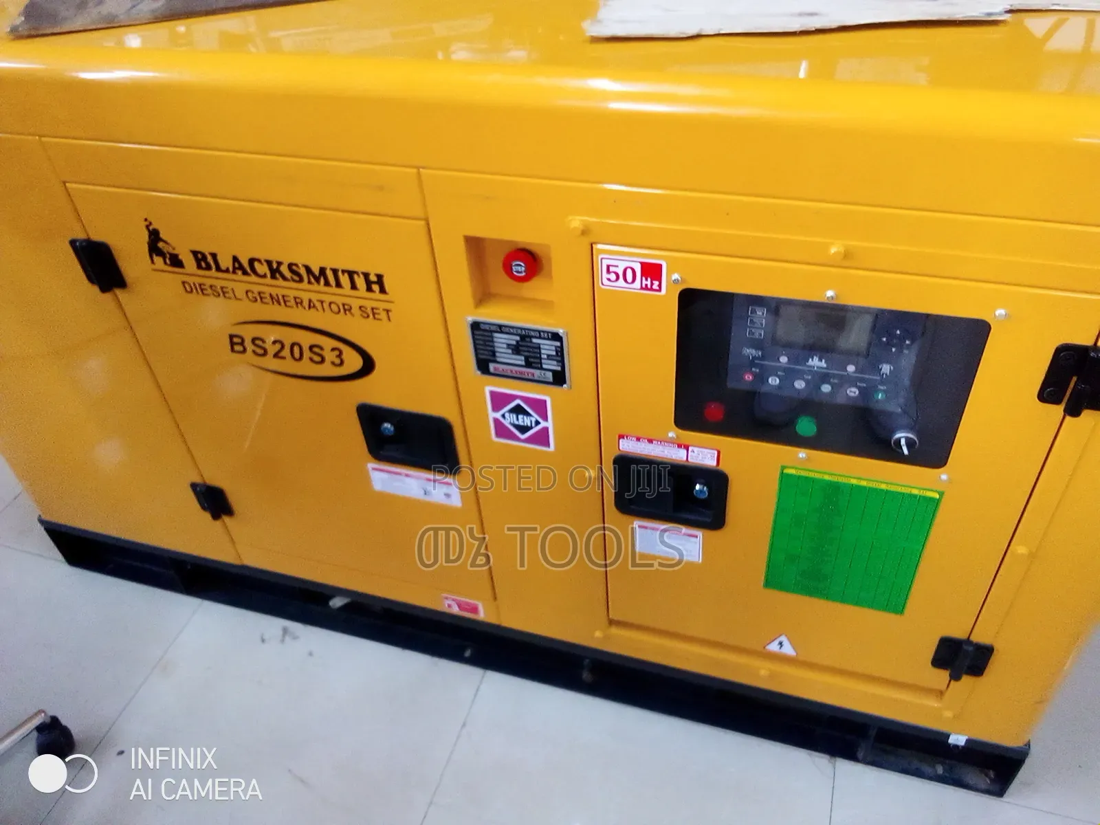 ጄኔሬተር 15kw 20kva Blacksmith Brand