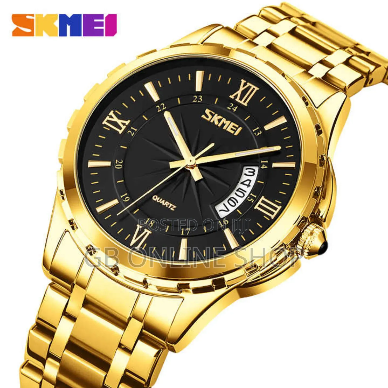 Skmei 9069 Men Waterproof Quartz Metal Analog Watch