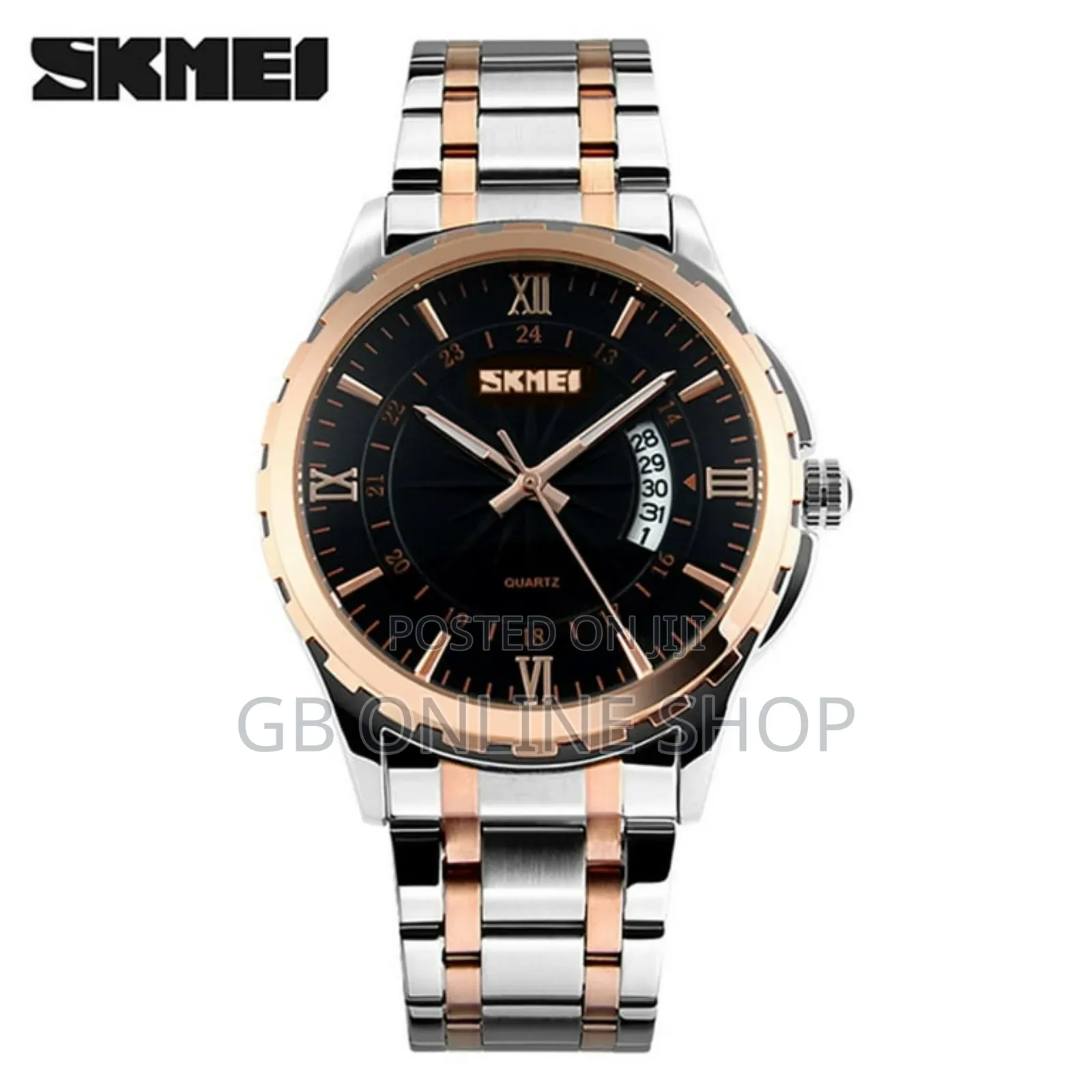 Skmei 9069 Men Waterproof Quartz Metal Analog Watch