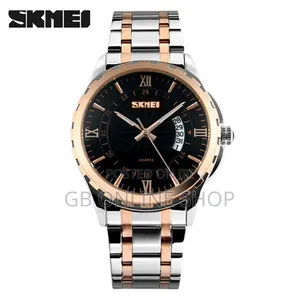 Skmei 9069 Men Waterproof Quartz Metal Analog Watch