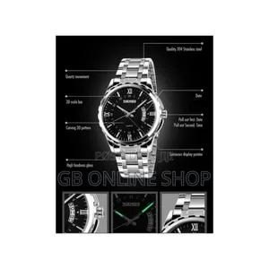 Skmei 9069 Men Waterproof Quartz Metal Analog Watch