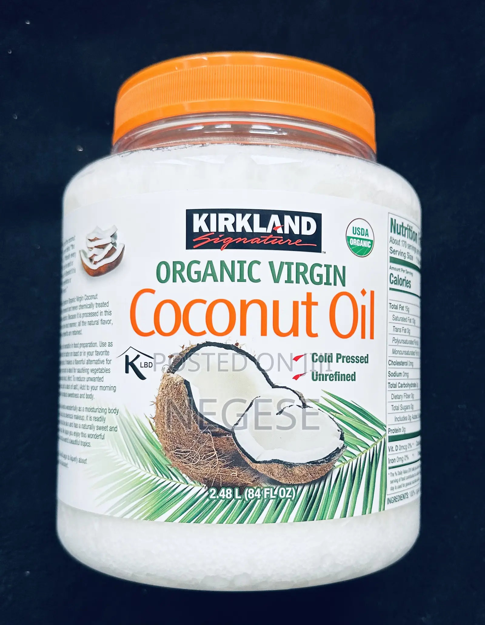 Kirkland Signature Organic Virgin Coconut Oil