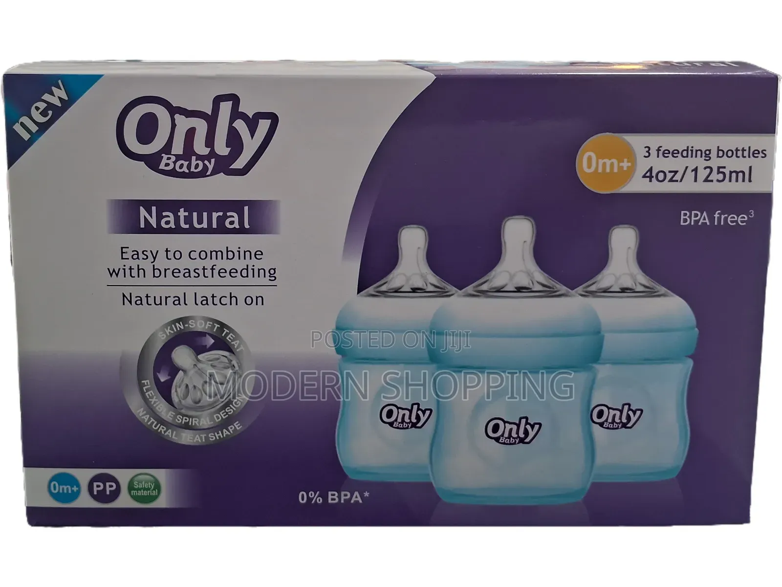 3-Piece Baby Feeding Bottles Set