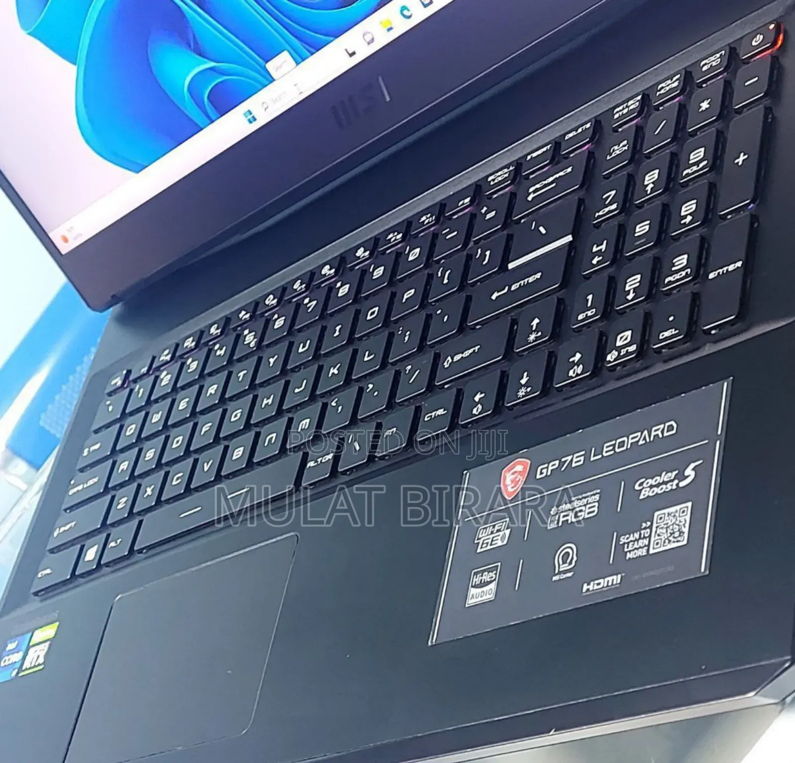 New Laptop MSI GP75 Leopard 16GB Intel Core I7 SSD 512GB