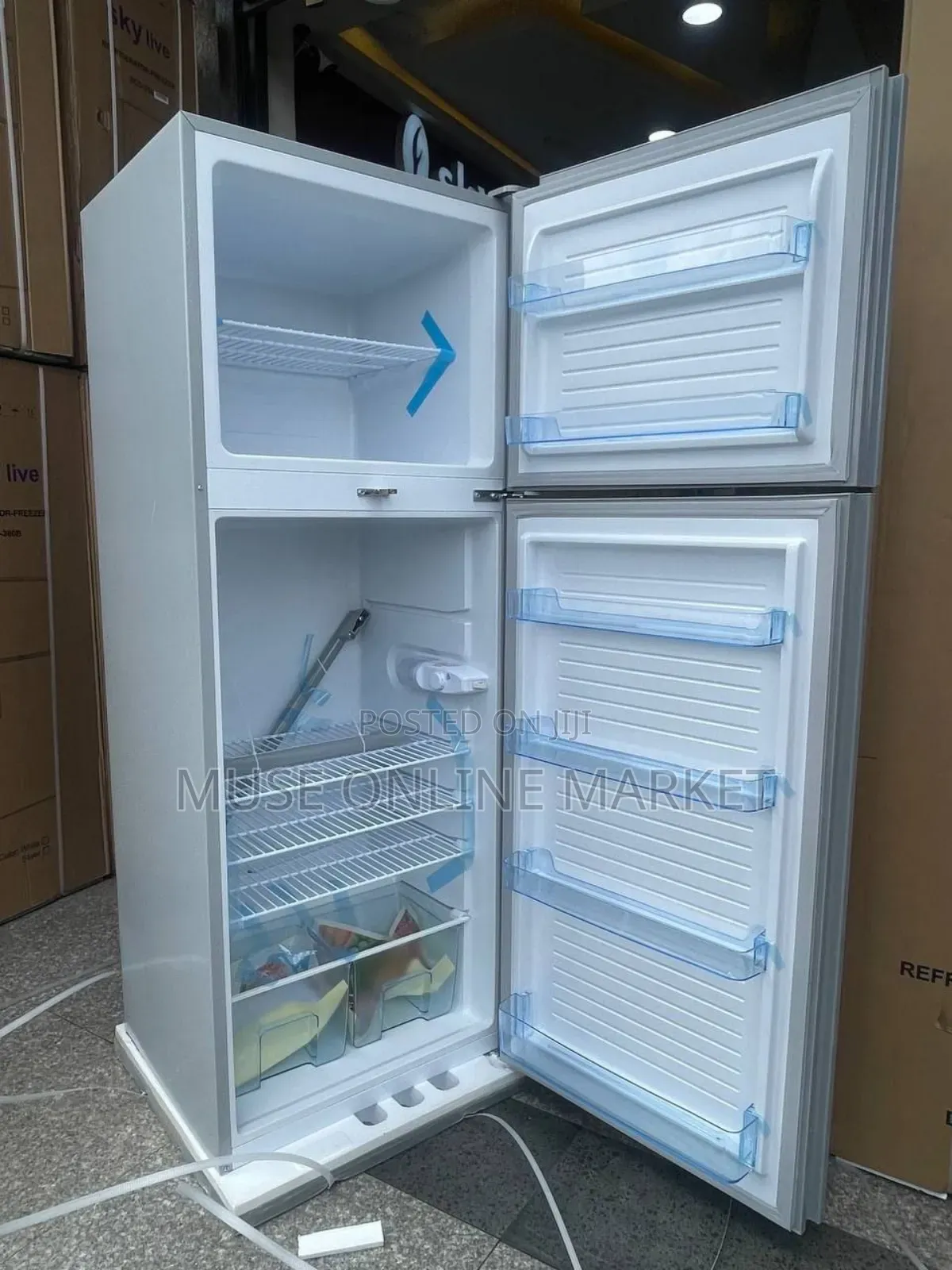 Sky Live 560 Glass Door Refrigerator