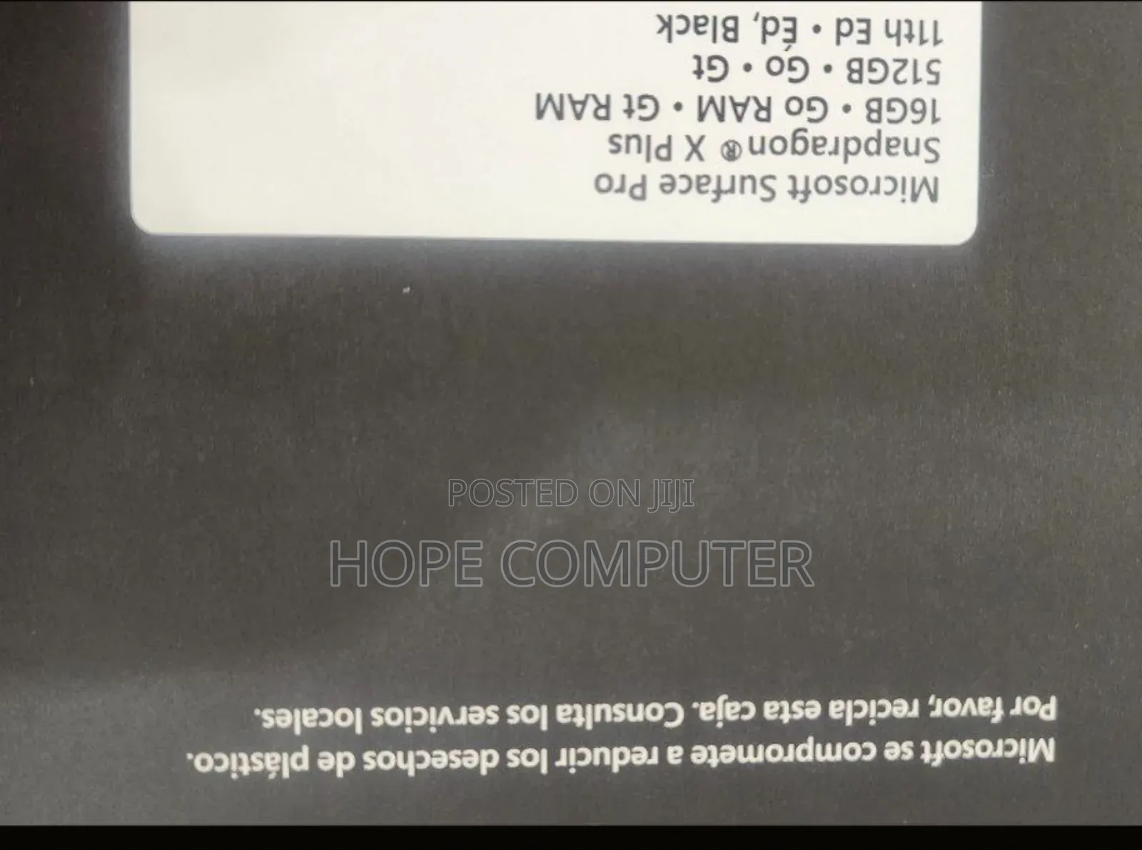 New Microsoft Surface Pro 11th Edition, a Copilot+ PC 16GB SSD 512GB