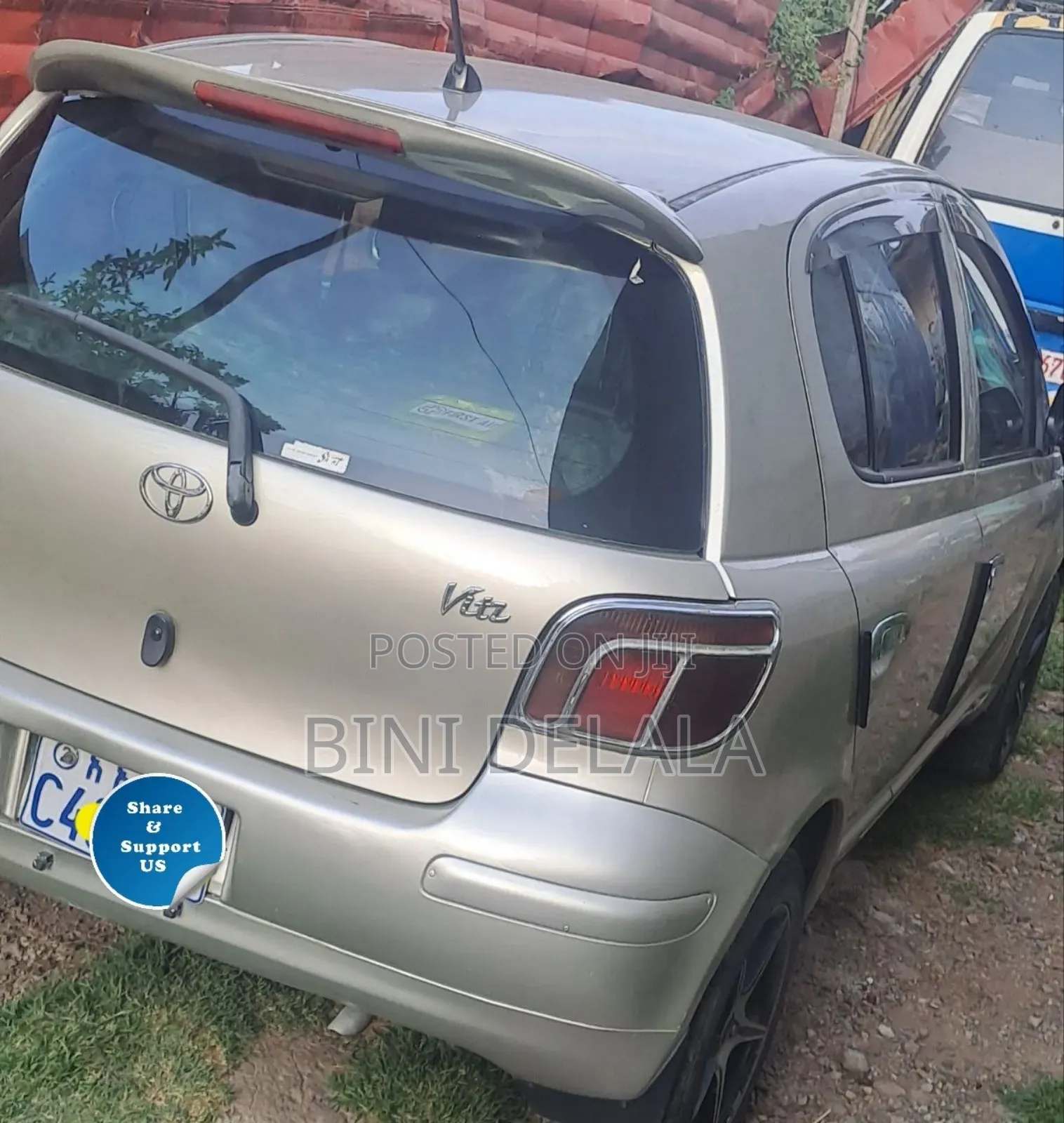 Toyota Vitz 1.0 FWD 3dr 2004 Silver