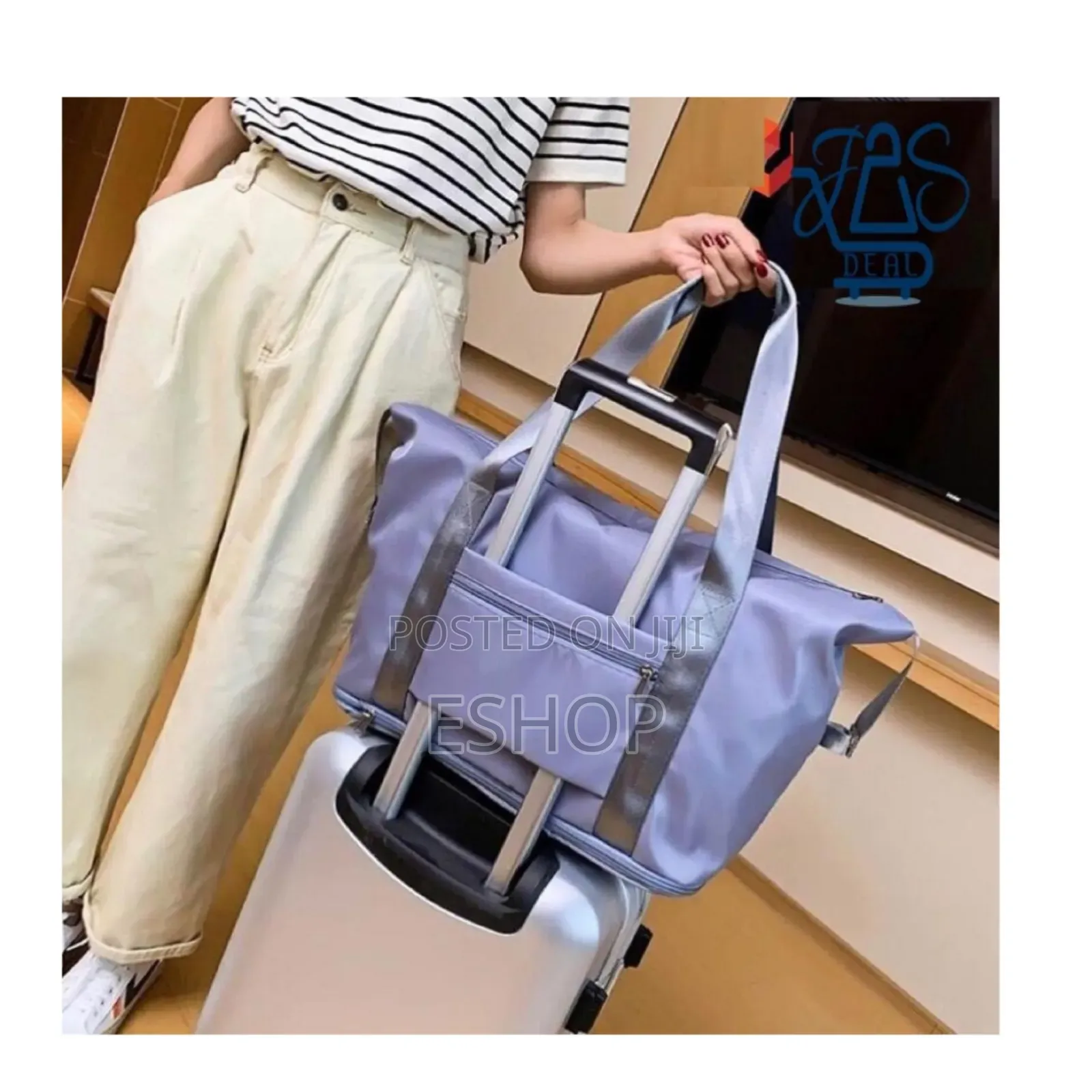 **Lightweight Foldable Sports Bag – 24” Large Storage**