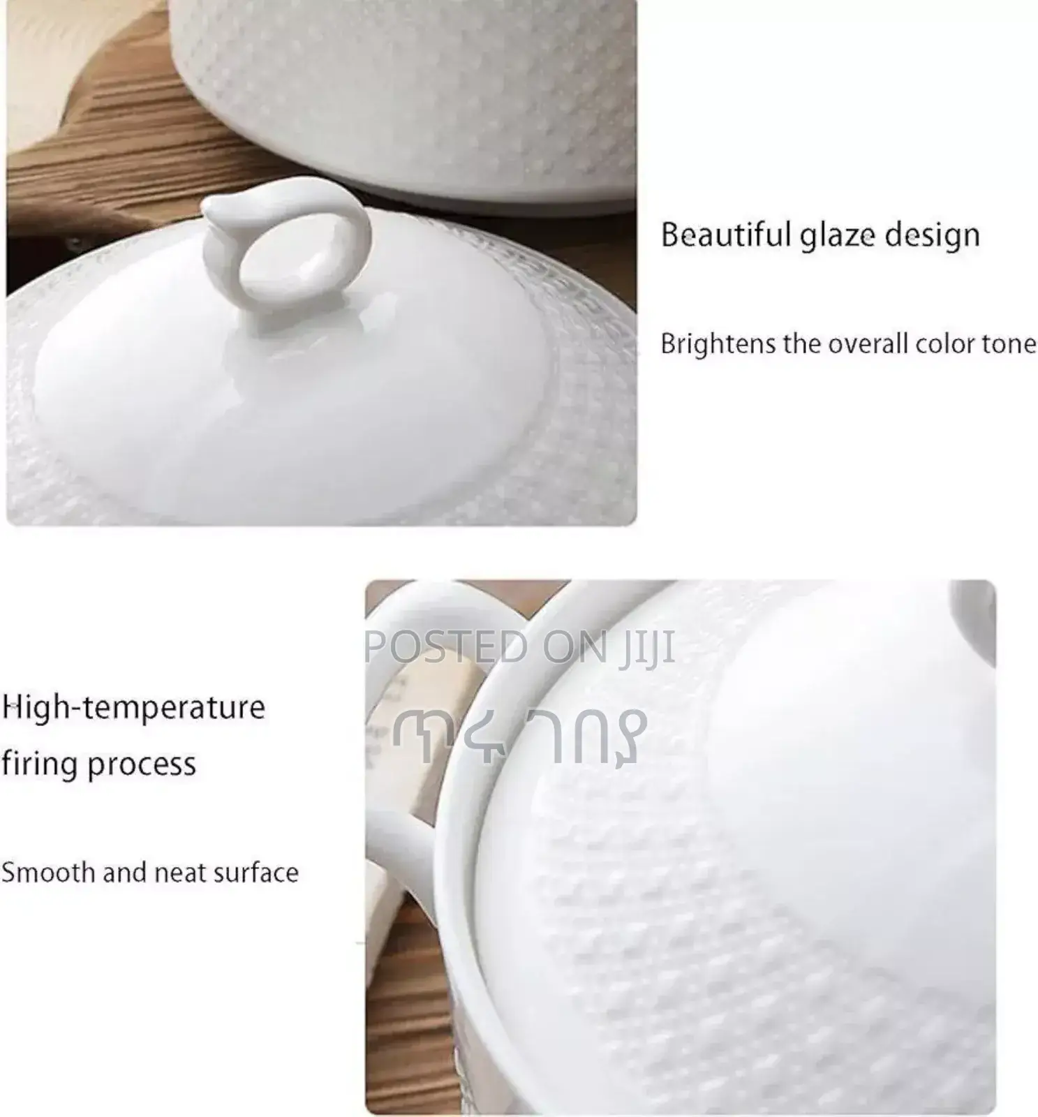 3 Set Ceramic Soup Pot