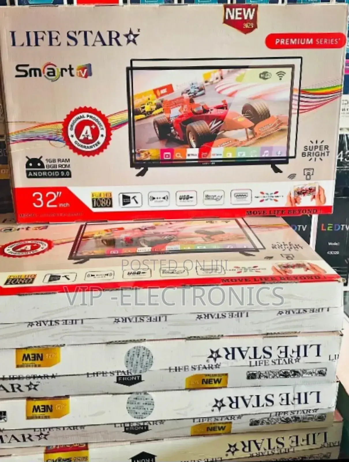 Lifestar Tv 32"Inch Smart Full Hd 1080ph Tv