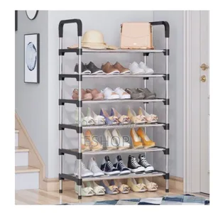 **Space-Saving 6-Layer Shoe Rack – Holds 18 Pairs**