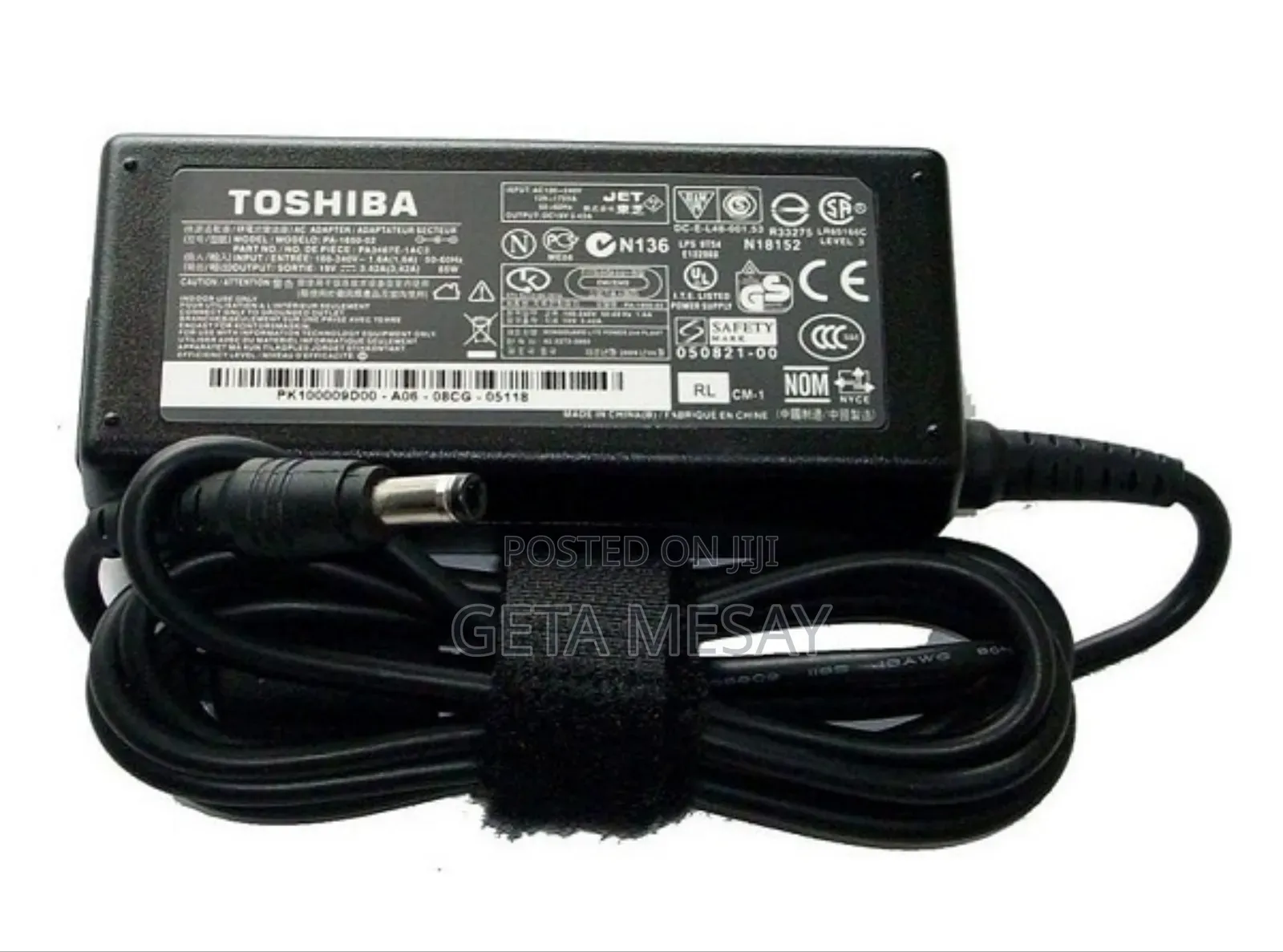 Toshiba Laptop Charger 19v - 2.37a