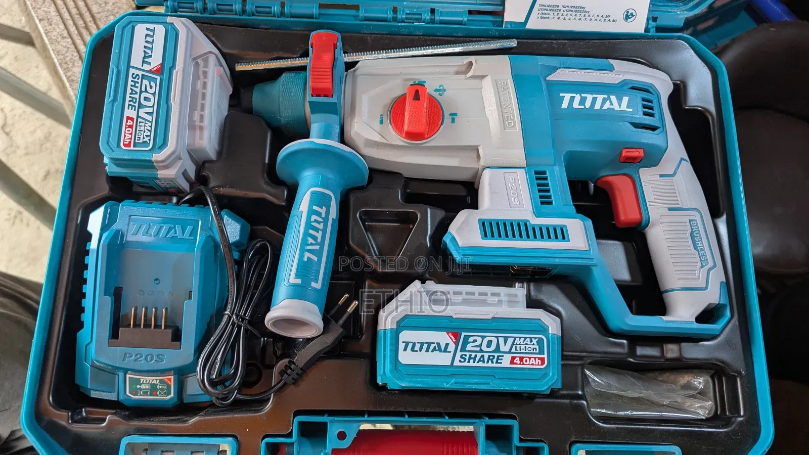 Total Rechargeable Hammer Drill 20v