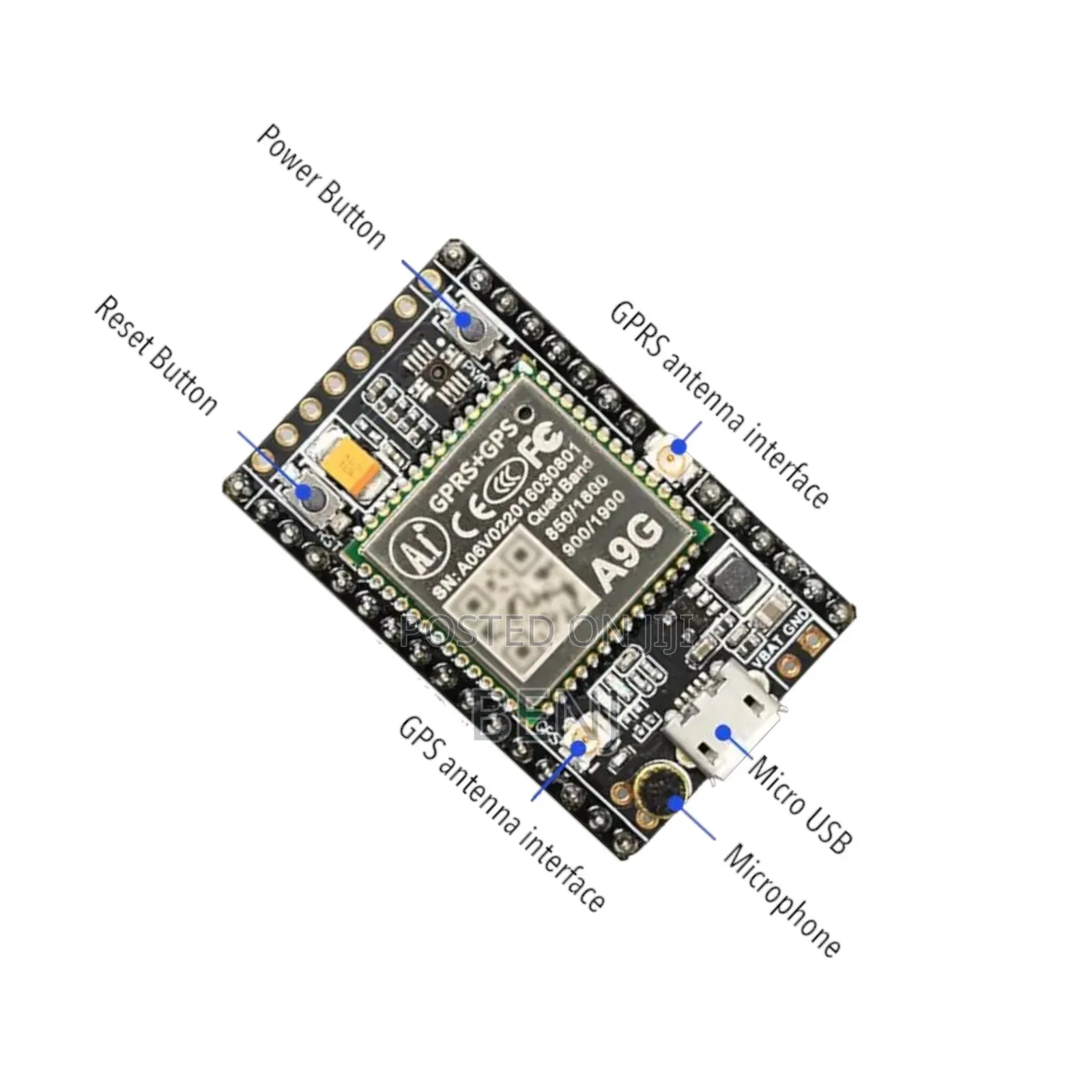 Ai Thinker A9g GSM GPRS GPS Module | Call | SMS | GPS Data