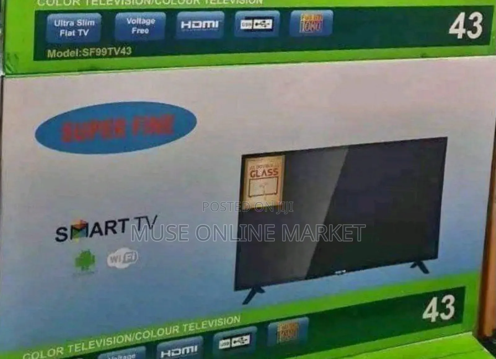 Superfine 43" Smart Android Tv