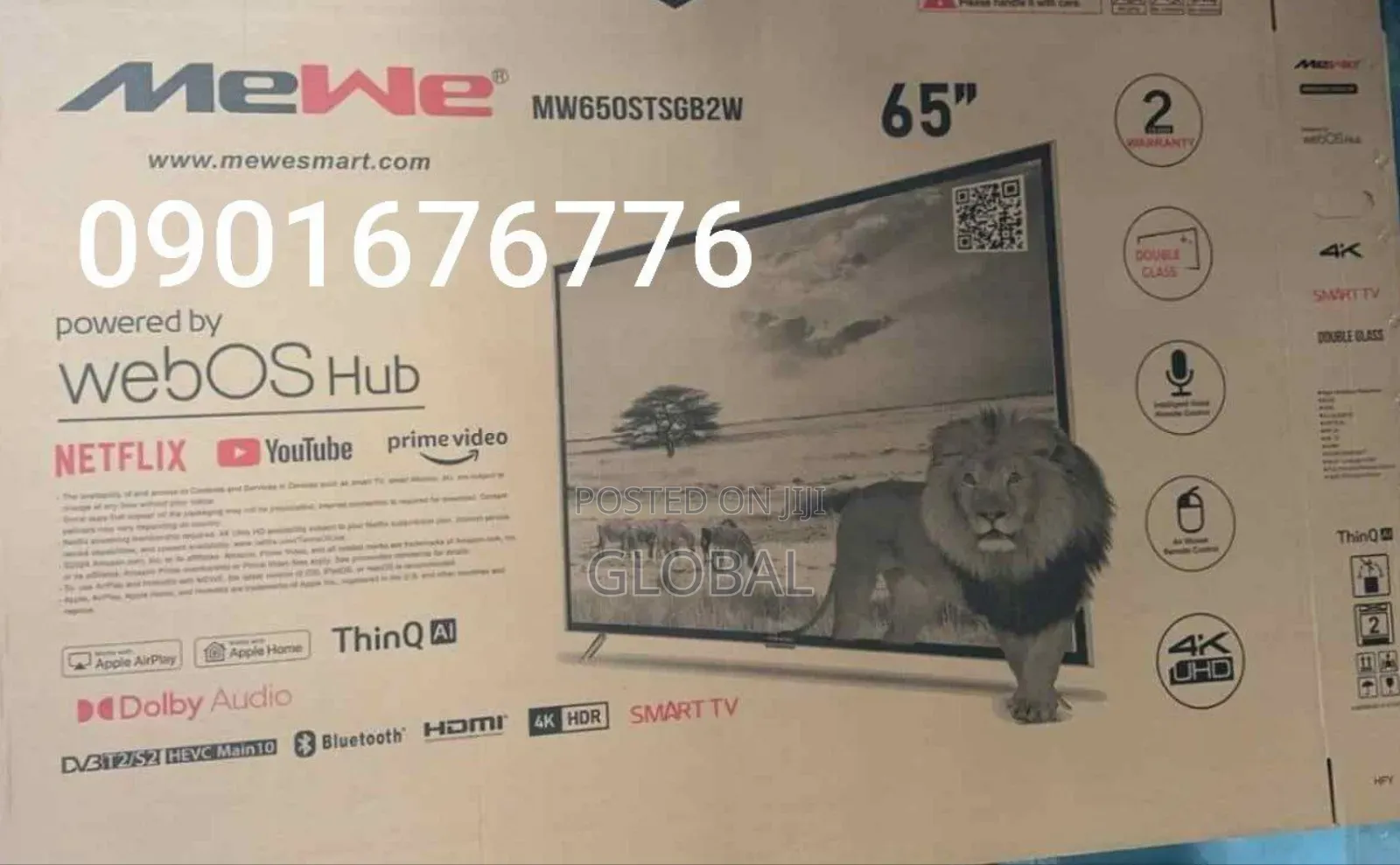 Mewe 65inch Tv