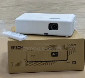 Photo - Epson Projector Co-W01 With Cartoon With Best Image Quality