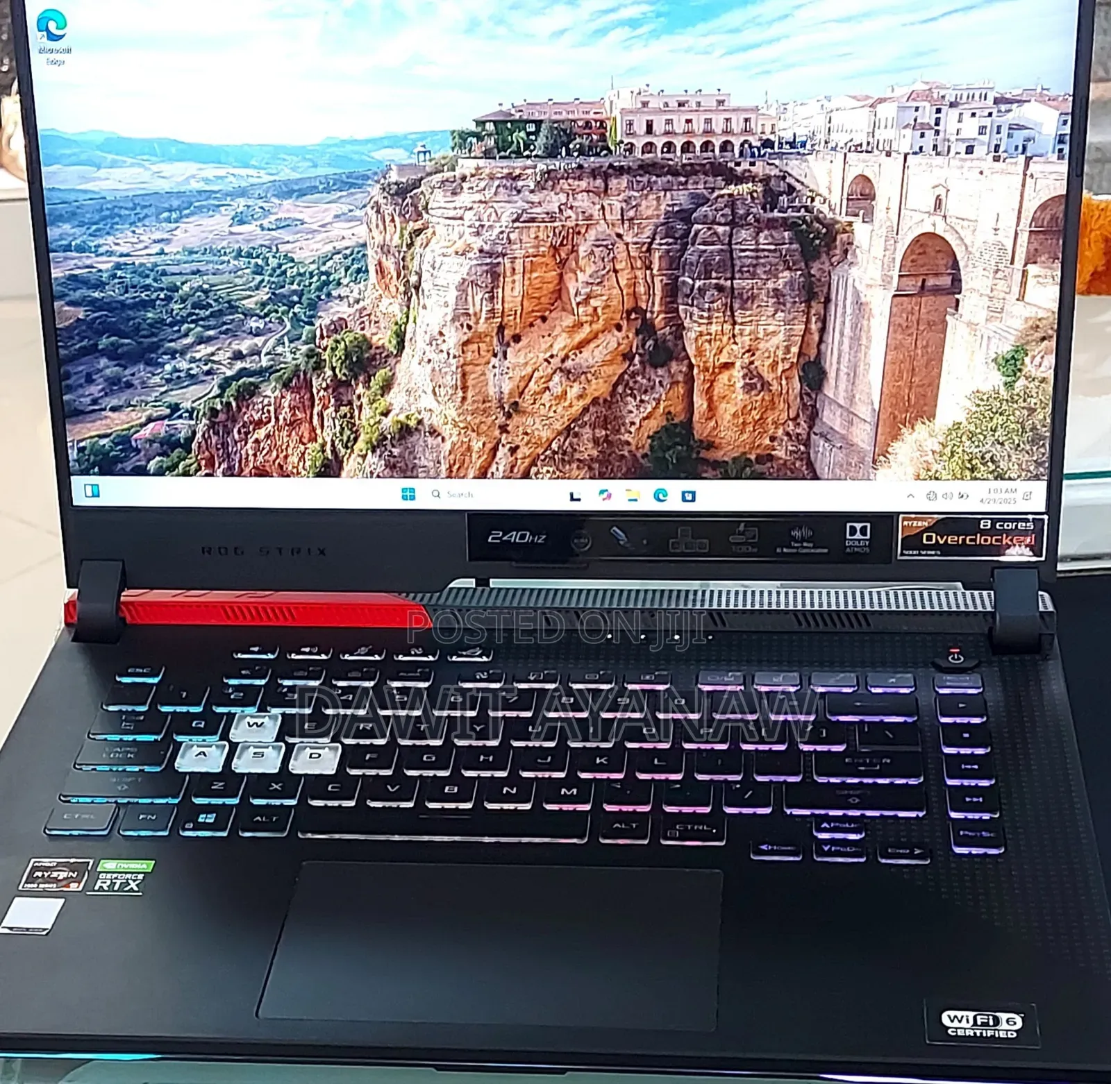New Laptop Asus ROG Strix G15 16GB AMD Ryzen 9 SSD 512GB