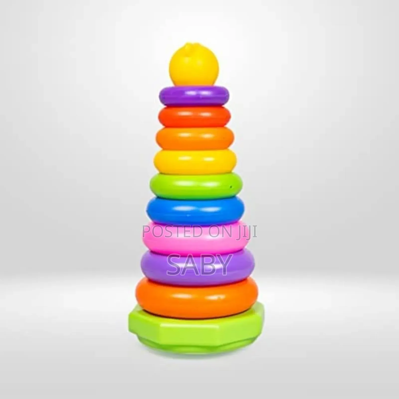 Rainbow Ring Tower Toy for Baby
