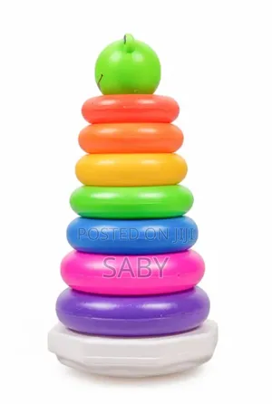 Rainbow Ring Tower Toy for Baby