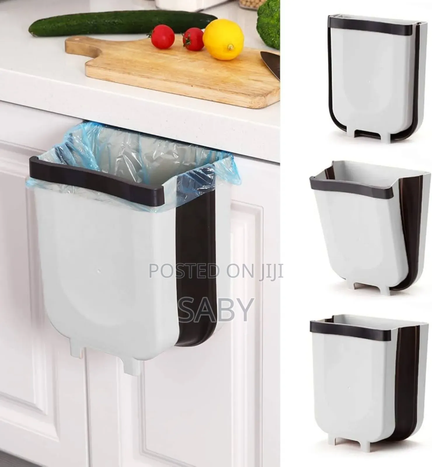 2pcs Hanging Trash Can for Kitchen Cabinet Door