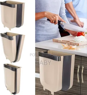 2pcs Hanging Trash Can for Kitchen Cabinet Door