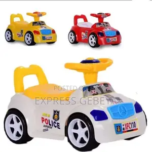 2 in 1የሚሽከረከር ጎማ መሪ ያለው ፖፖ