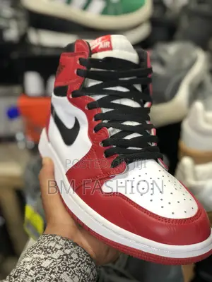 Jordan 1 Red X White Master Quality