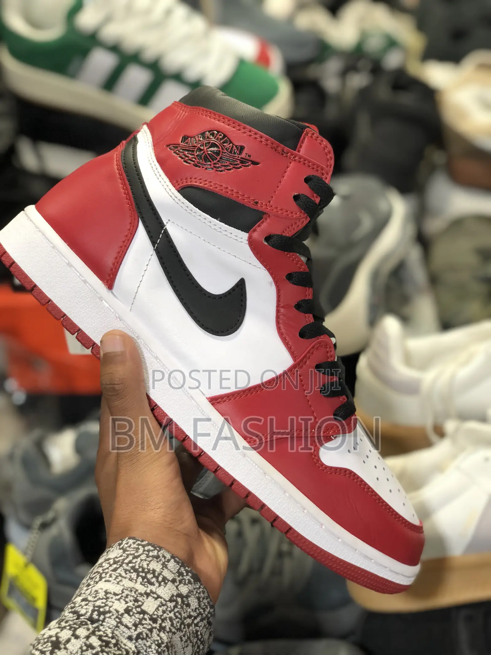 Jordan 1 Red X White Master Quality
