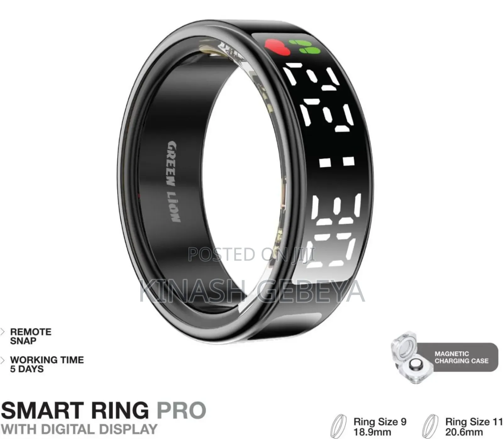 High Quality Smart Fitness Ring Pro With Digital Display