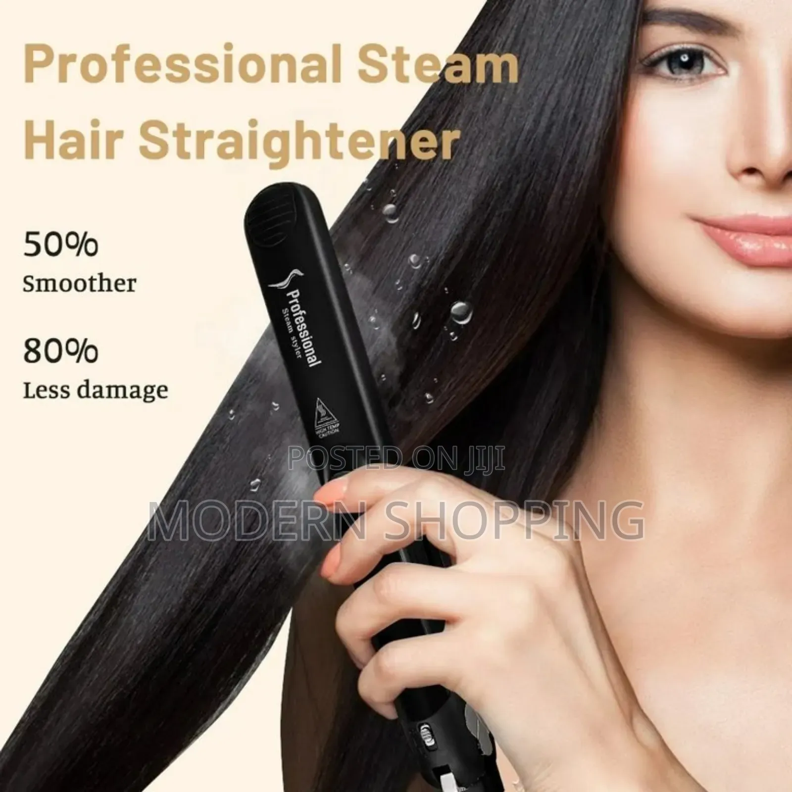 Professional Hair Straightener Steam Styler