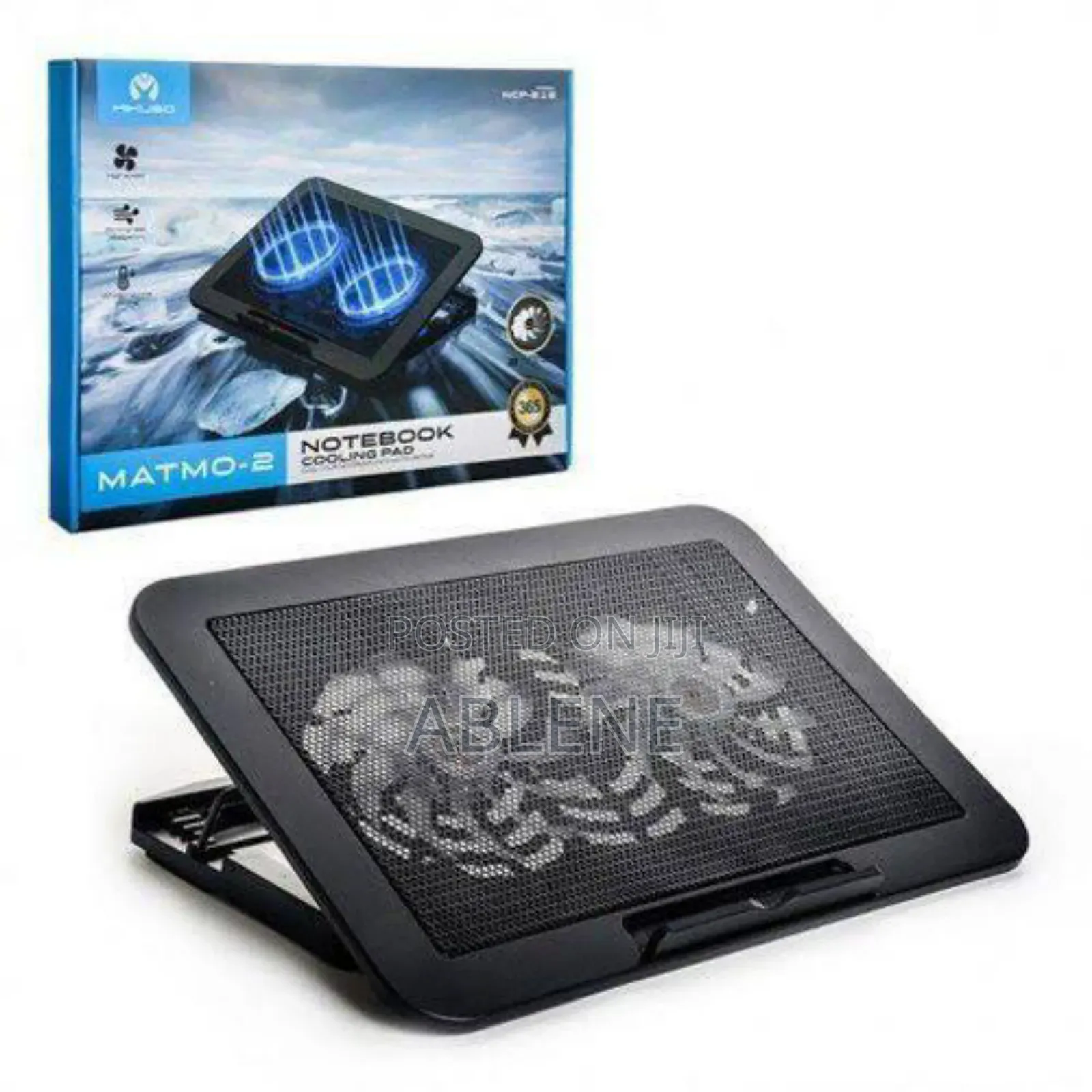 Laptop Coolong Fan Stand( Notetbook Dubble Cooling Fan