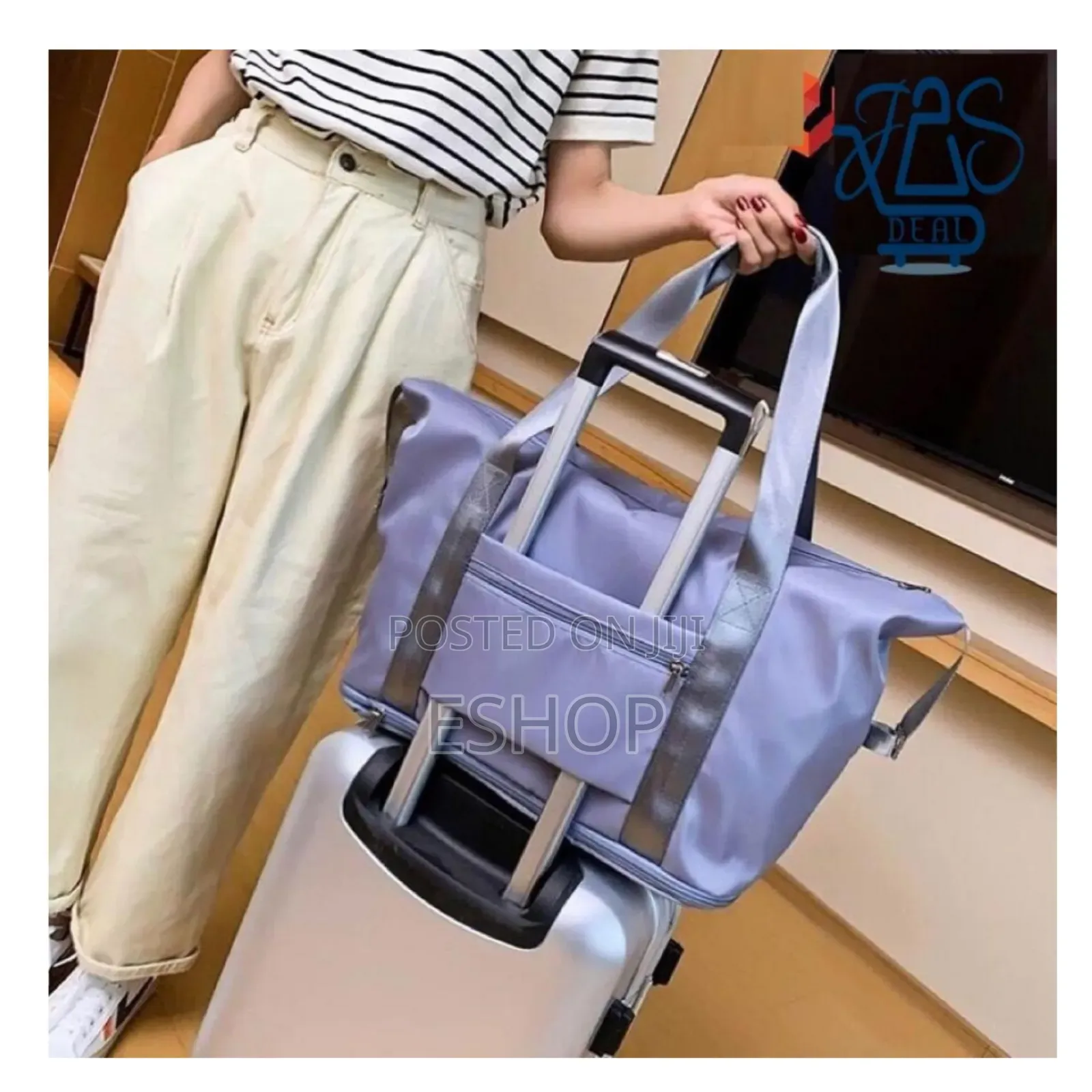 **24” Expandable Foldable Travel Bag – Portable Durable**