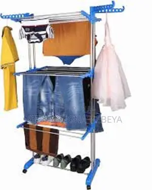 4-layer Clothes Rack – Adjustable, Garment Organizer