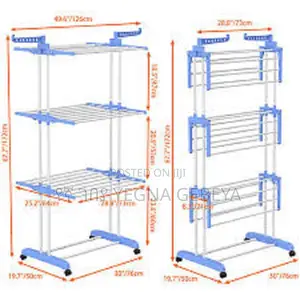 4-layer Clothes Rack – Adjustable, Garment Organizer