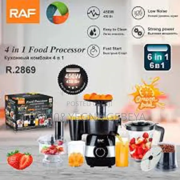 Raf 6-in-1 Food Processor
