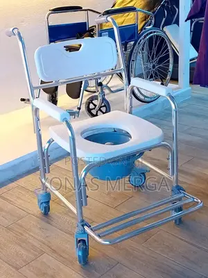 Photo - Bathroom Chair፴凸assisted Living Portable Bedside Chair