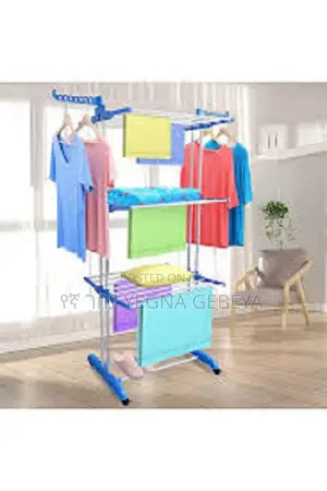 3 Layers Clothes Drying Rack Folding