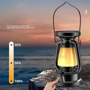 Photo - Retro Solar Camping Lamp – Usb Solar Powered Light